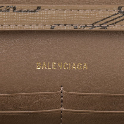 Balenciaga Coated Canvas BB Monogram Hourglass Chain Bag Beige Brown 6 of 10