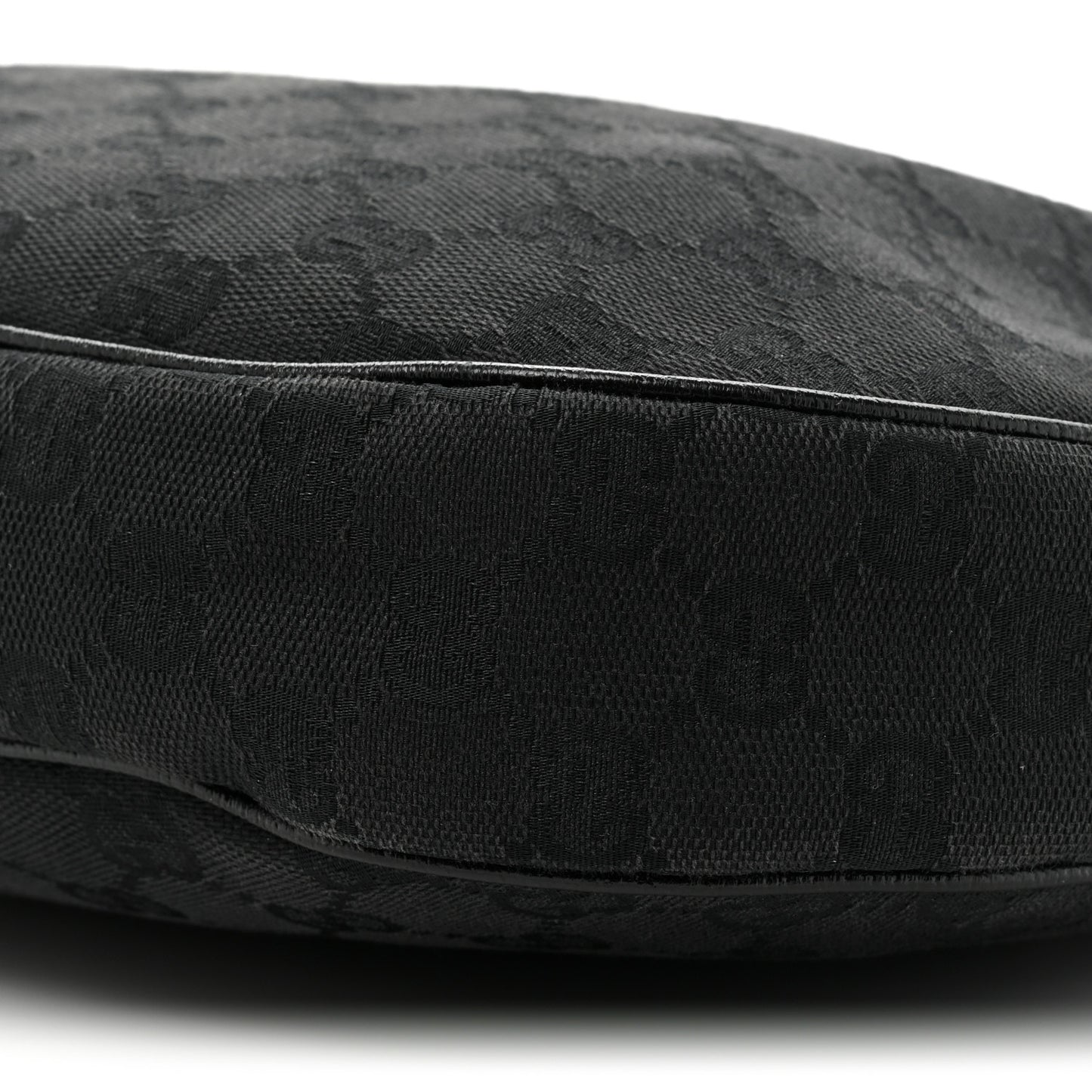 Monogram Medium Half Moon Hobo Black
