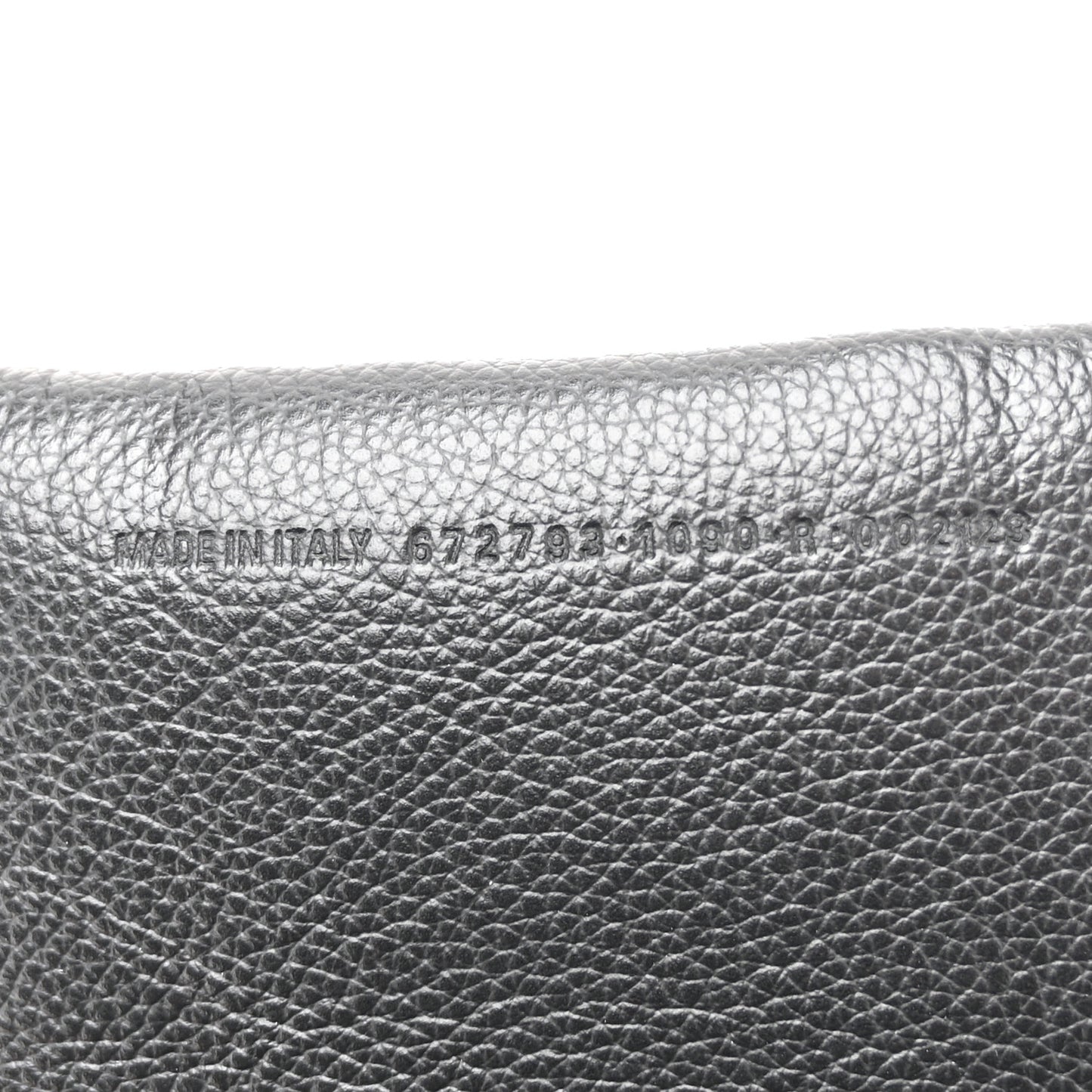 Grained Calfskin XS Everyday North South Shoulder Tote Bag Black