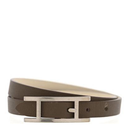 Hermes Swift Behapi Double Tour Bracelet Etoupe Nata 1 of 7
