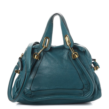 Chloe Calfskin Medium Paraty Peacock Blue 1 of 18