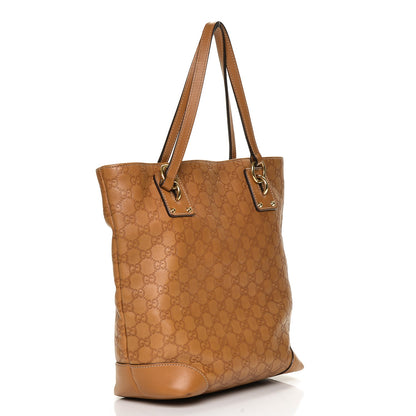 Gucci Guccissima Medium Charm Tote Light Brown 3 of 8