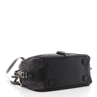 Jimmy Choo Suede Small Varenne Bowling Bag Dusk 5 of 11