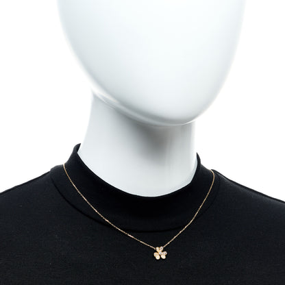 Van Cleef & Arpels 18K Yellow Gold Diamond Mini Frivole Pendant Pave Necklace 2 of 6