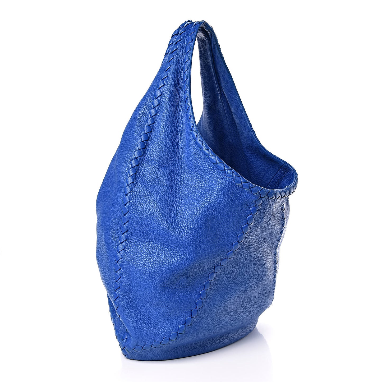 Cervo Deerskin Large Hobo Signal Blue