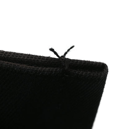Saint Laurent Linen Calfskin Rive Gauche Tote Black 10 of 11