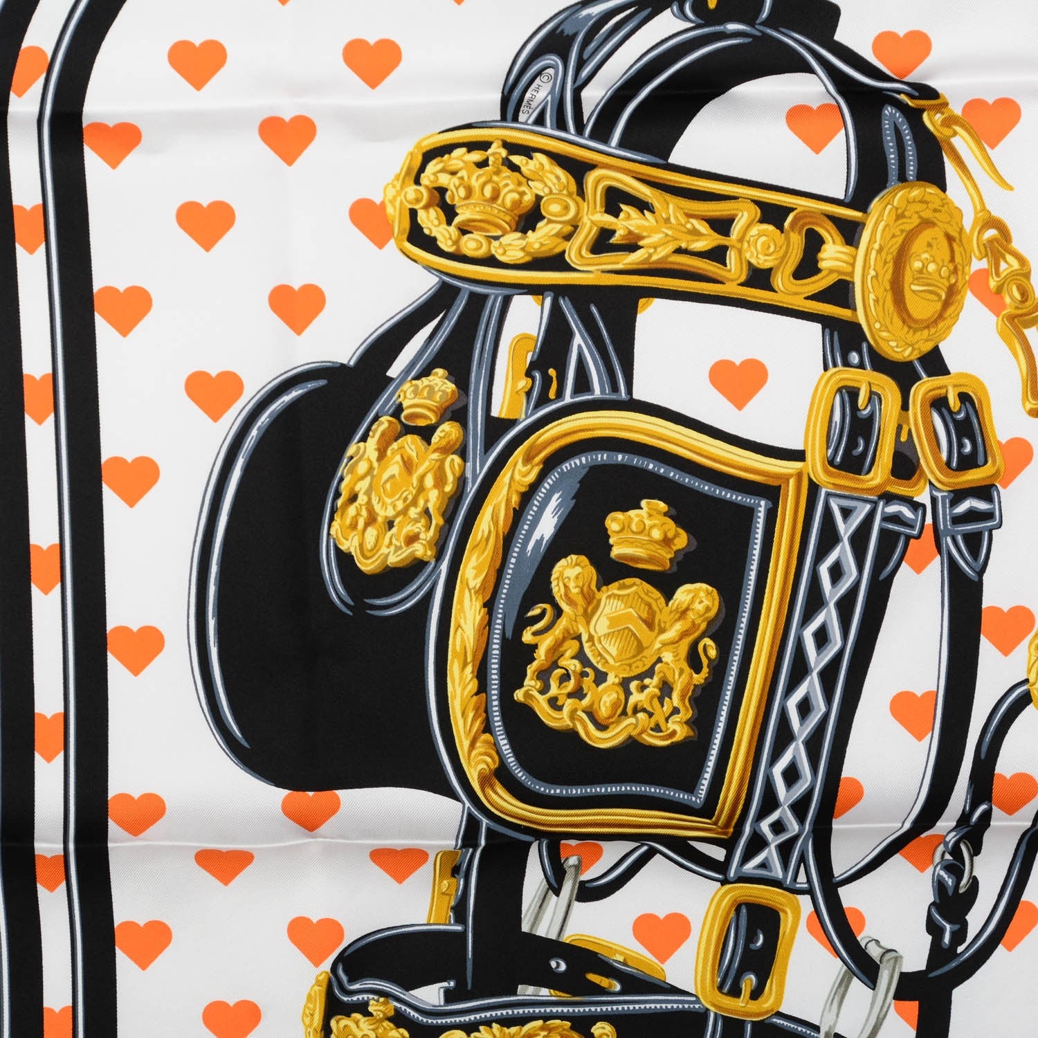 Hermes Silk Brides De Gala Love Scarf 90 1 of 5