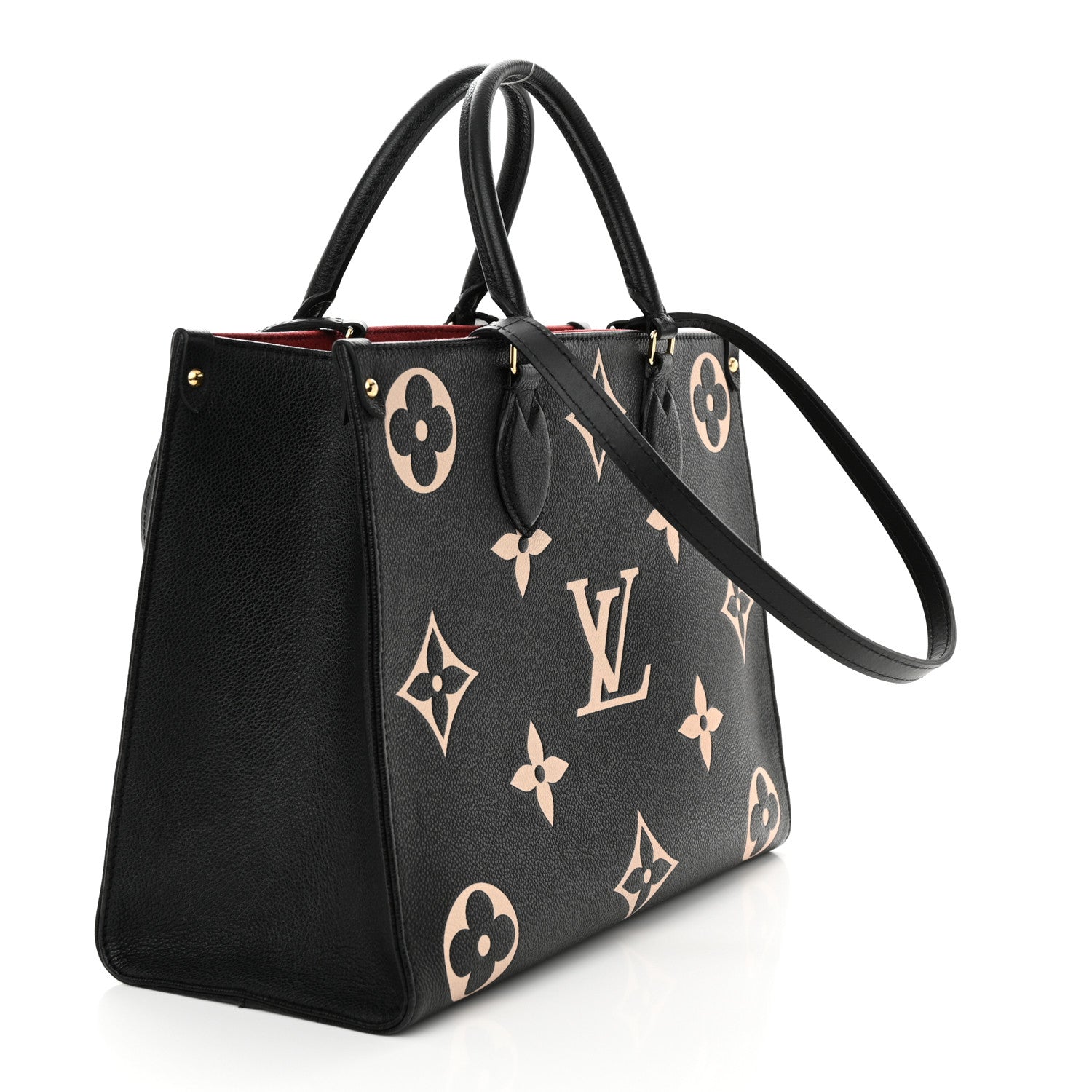 Louis Vuitton Empreinte Monogram Giant Onthego MM Black Beige 3 of 15
