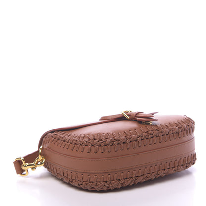 Christian Dior Grained Calfskin Medium Whipstitched Bobby Bag Dark Tan 4 of 9
