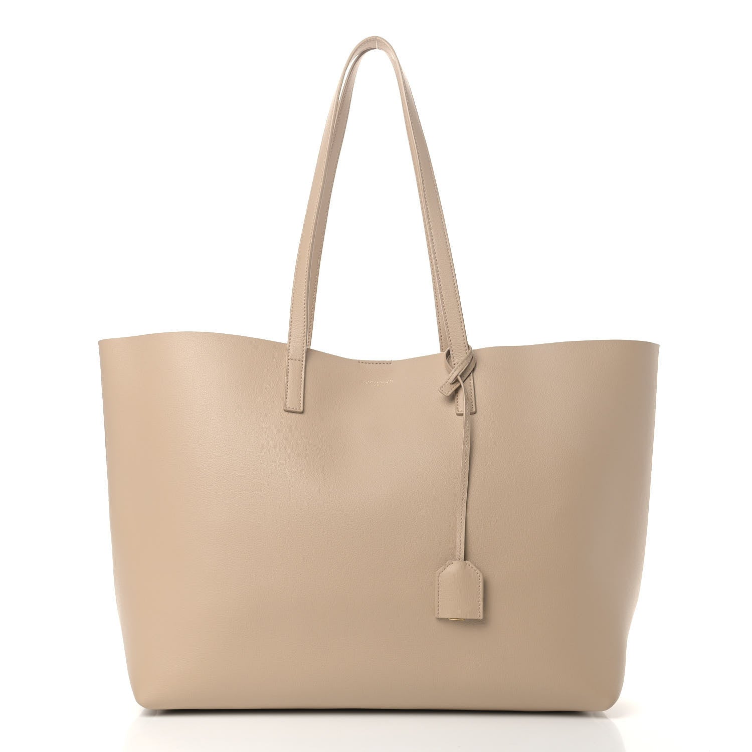 Saint Laurent Calfskin Large Shopping Tote Nude Powder 3 of 13
