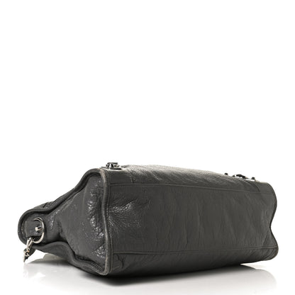 Balenciaga Agneau Silver Metallic Edge Hardware City Gris Cendre 3 of 12