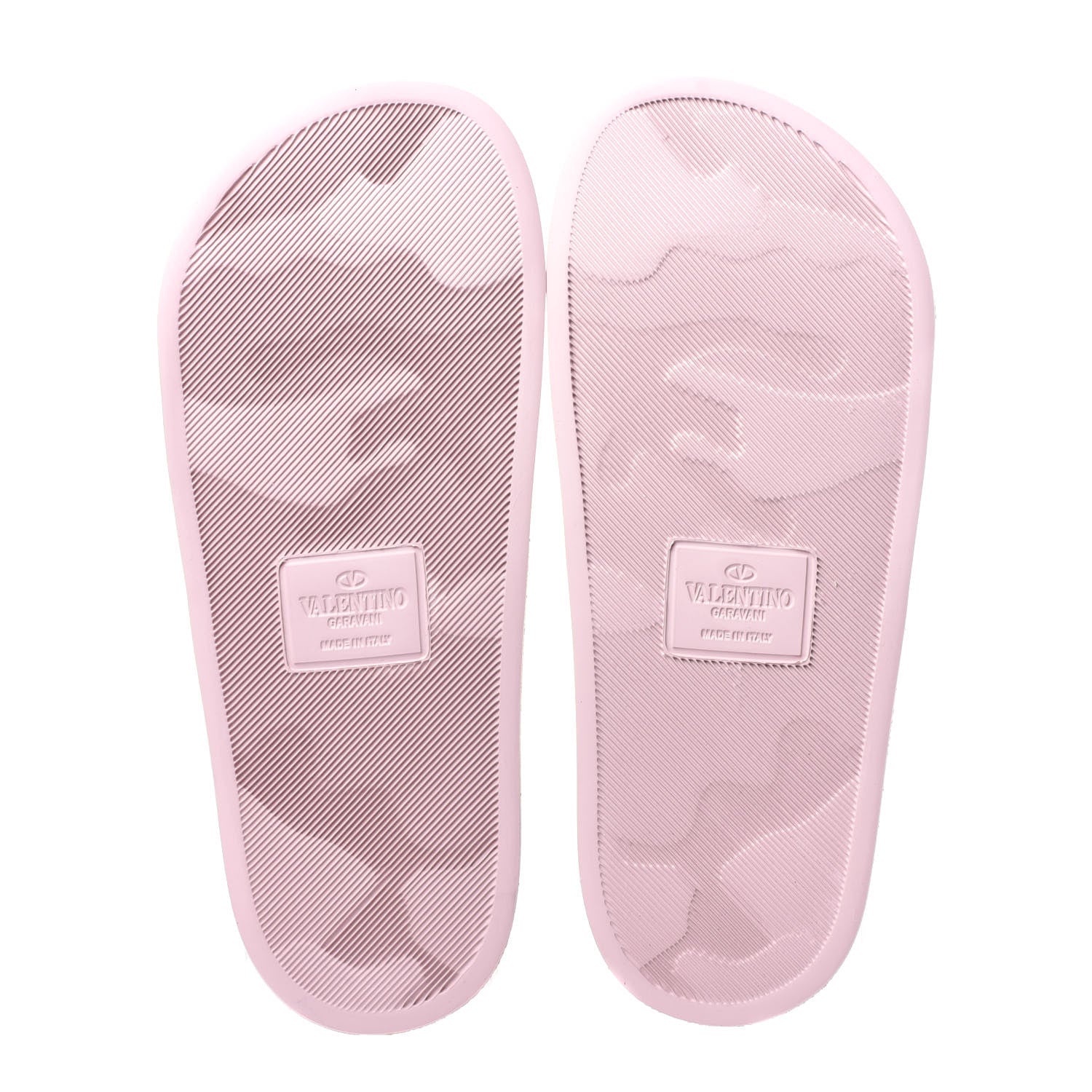 Valentino Garavani Rubber VLTN Pool Slide Sandals 36 Water Rose 7 of 10