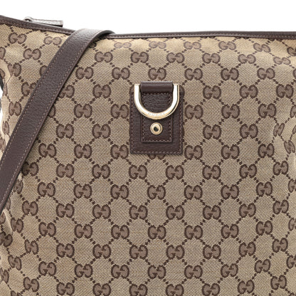 Gucci Monogram Abbey Messenger Bag Dark Brown 8 of 10