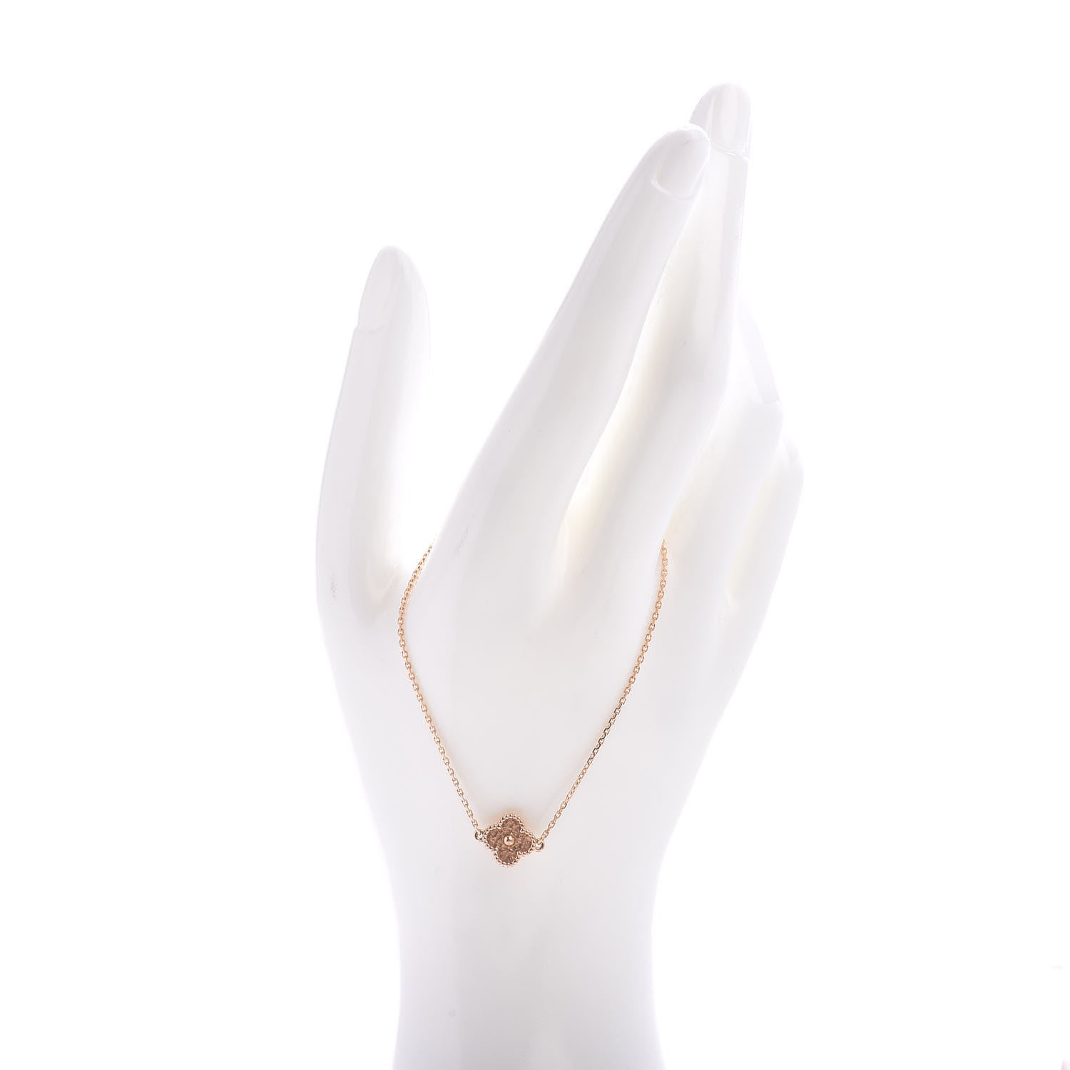 Van Cleef & Arpels 18K Rose Gold Sweet Alhambra Bracelet 2 of 5