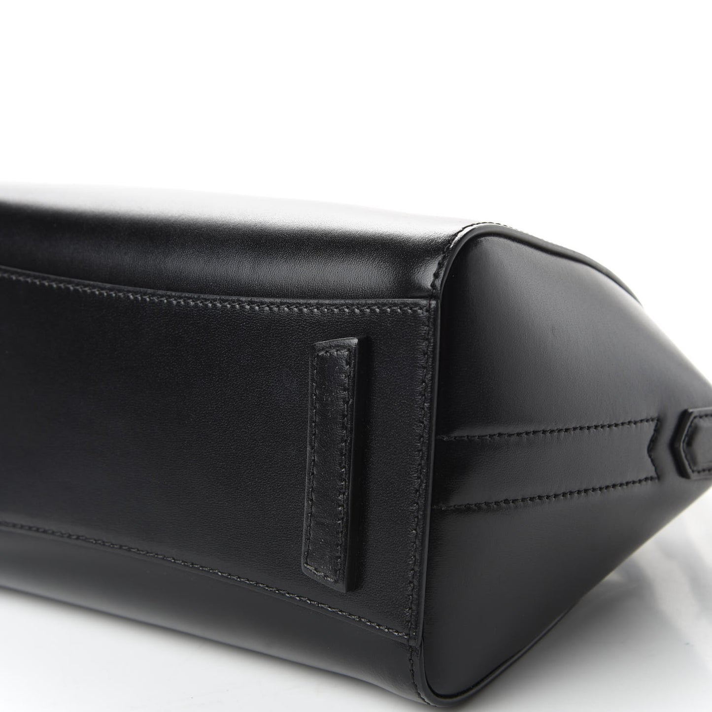 Shiny Lord Calfskin Mini Antigona Black