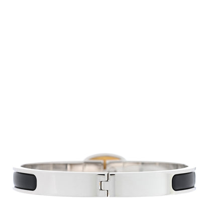 Hermes Enamel Mini Clic Chaine D'Ancre Farandole Bracelet GM Black 3 of 5