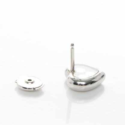 Chopard 18K White Gold Diamond Happy Curves Earrings 3 of 5