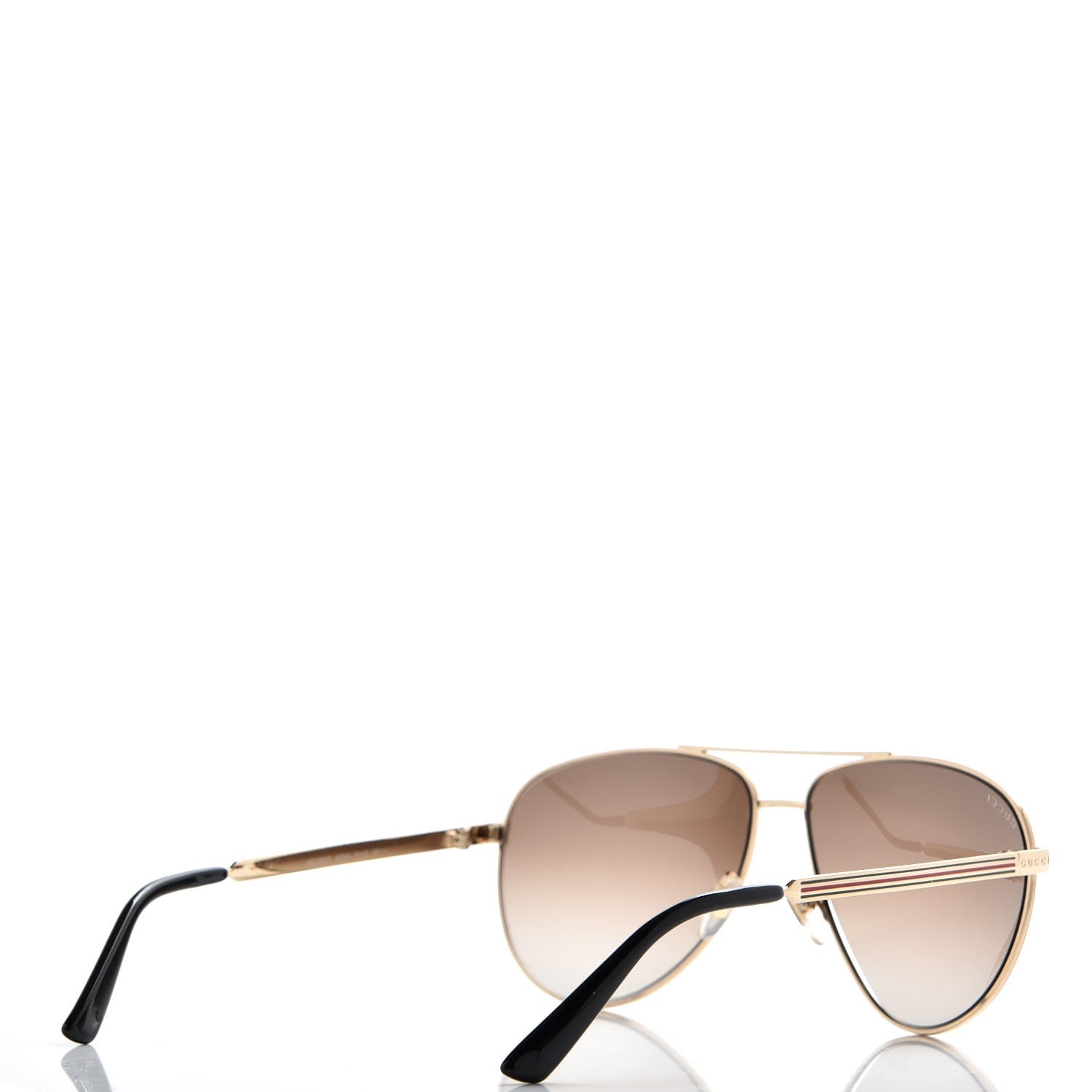 Gucci Web Aviator Sunglasses GG2281/S Gold 3 of 9