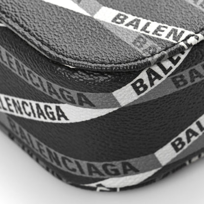 Balenciaga Coated Canvas Losange Monogram XS Camera Bag Black Grey 8 of 8