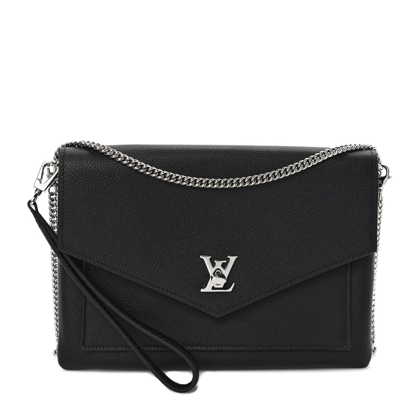 Soft Calfskin My Lockme Pochette Black