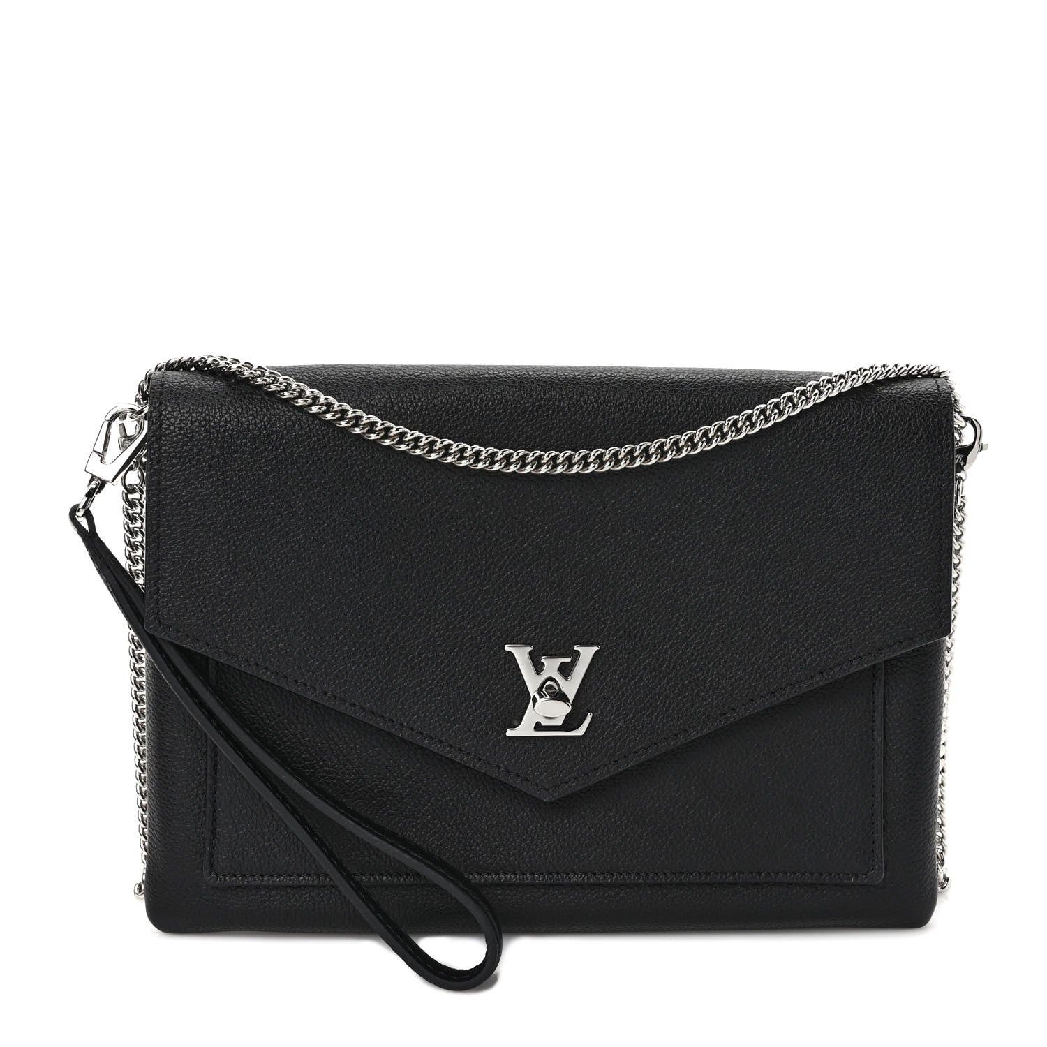 Louis Vuitton Soft Calfskin My Lockme Pochette Black 1 of 9
