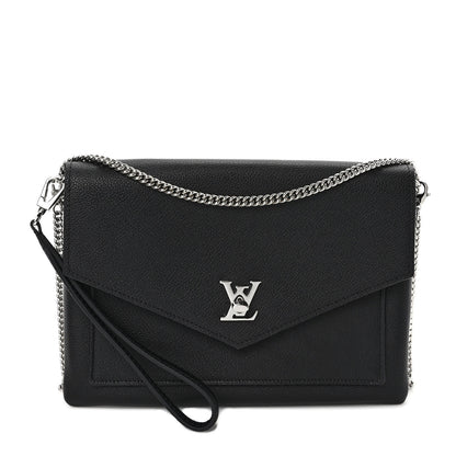 Louis Vuitton Soft Calfskin My Lockme Pochette Black 1 of 9