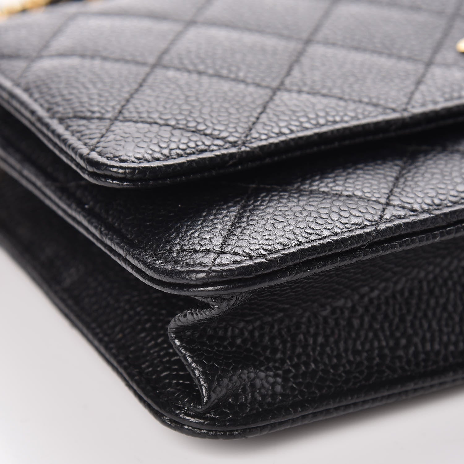 Chanel Caviar Quilted Wallet On Chain WOC Black 9 of 11