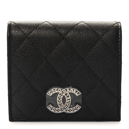 Chanel Caviar Quilted Small Bifold Wallet Black 1 of 10