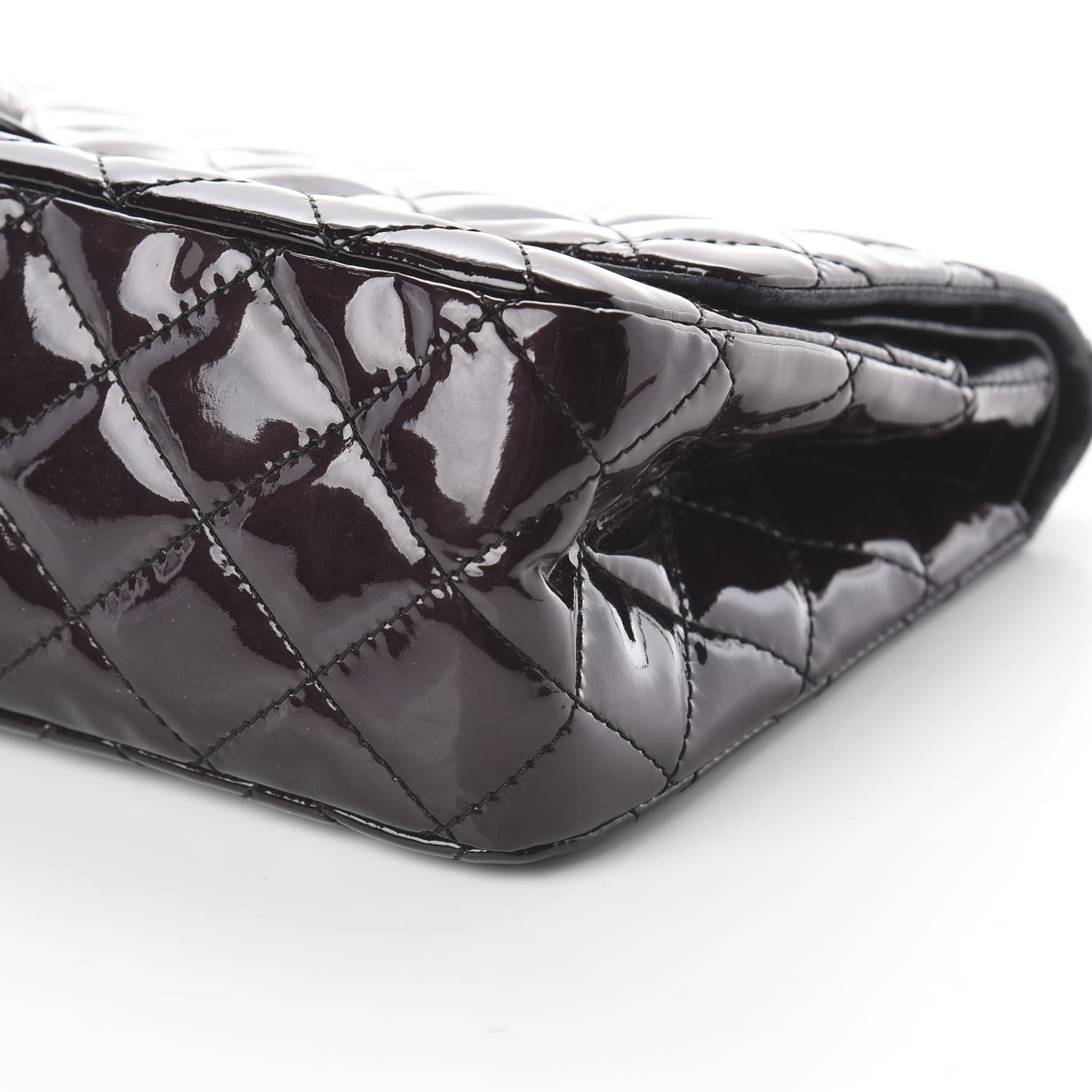 Chanel Patent Quilted 2.55 Reissue 227 Flap Prune 6 of 9