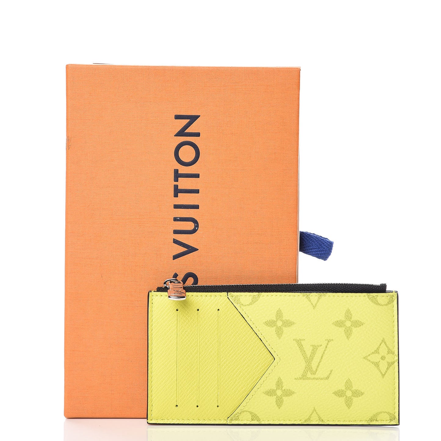 Monogram Taiga Coin Card Holder Yellow