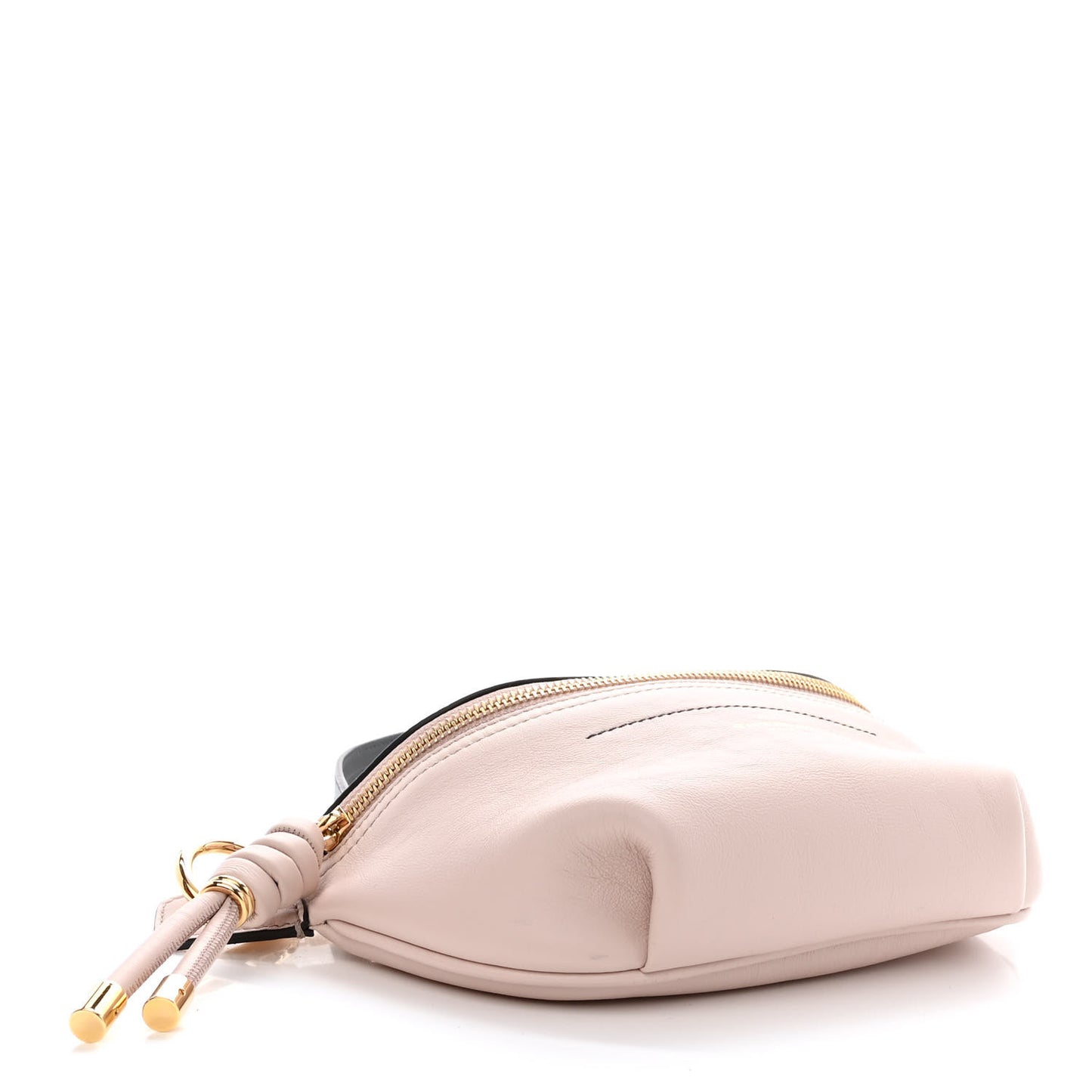 Calfskin Whip Belt Bag Pale Pink