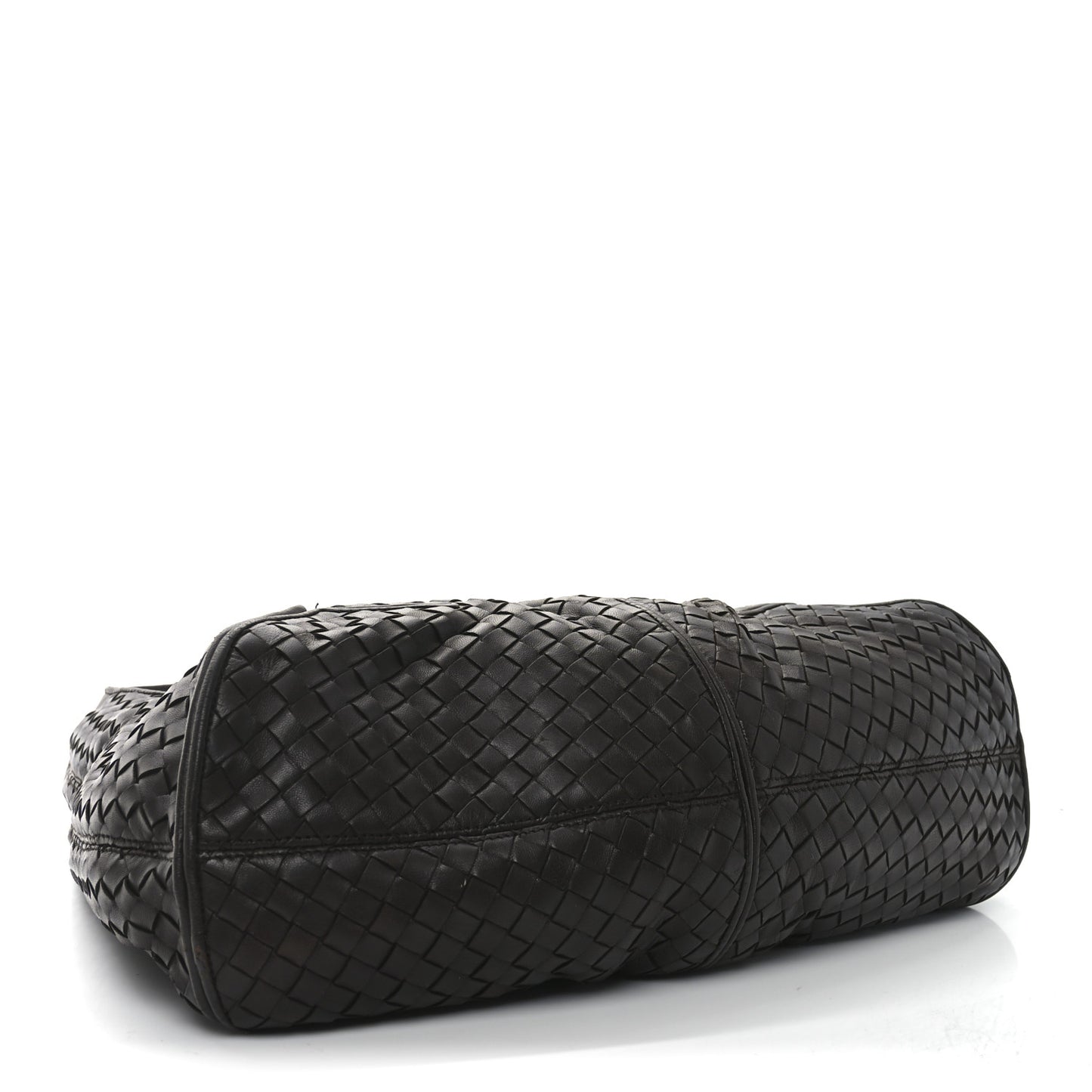 Nappa Intrecciato Ball Hobo Ebano