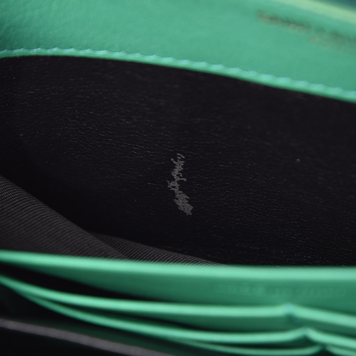 Saint Laurent Calfskin Classic Y Ligne Zip Around Wallet Macho Menthe 7 of 13