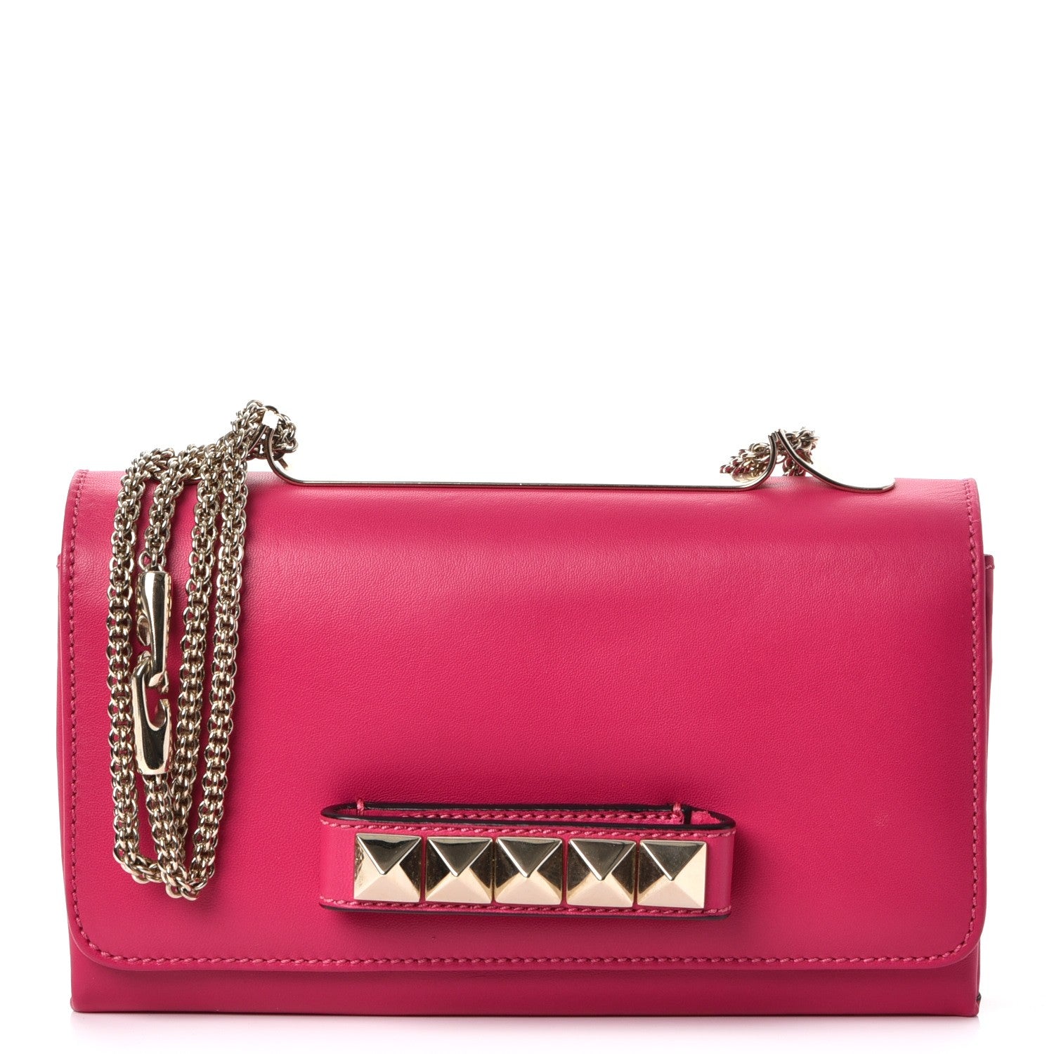 Valentino Garavani Nappa Va Va Voom Shoulder Bag Pop Fuxia 1 of 10