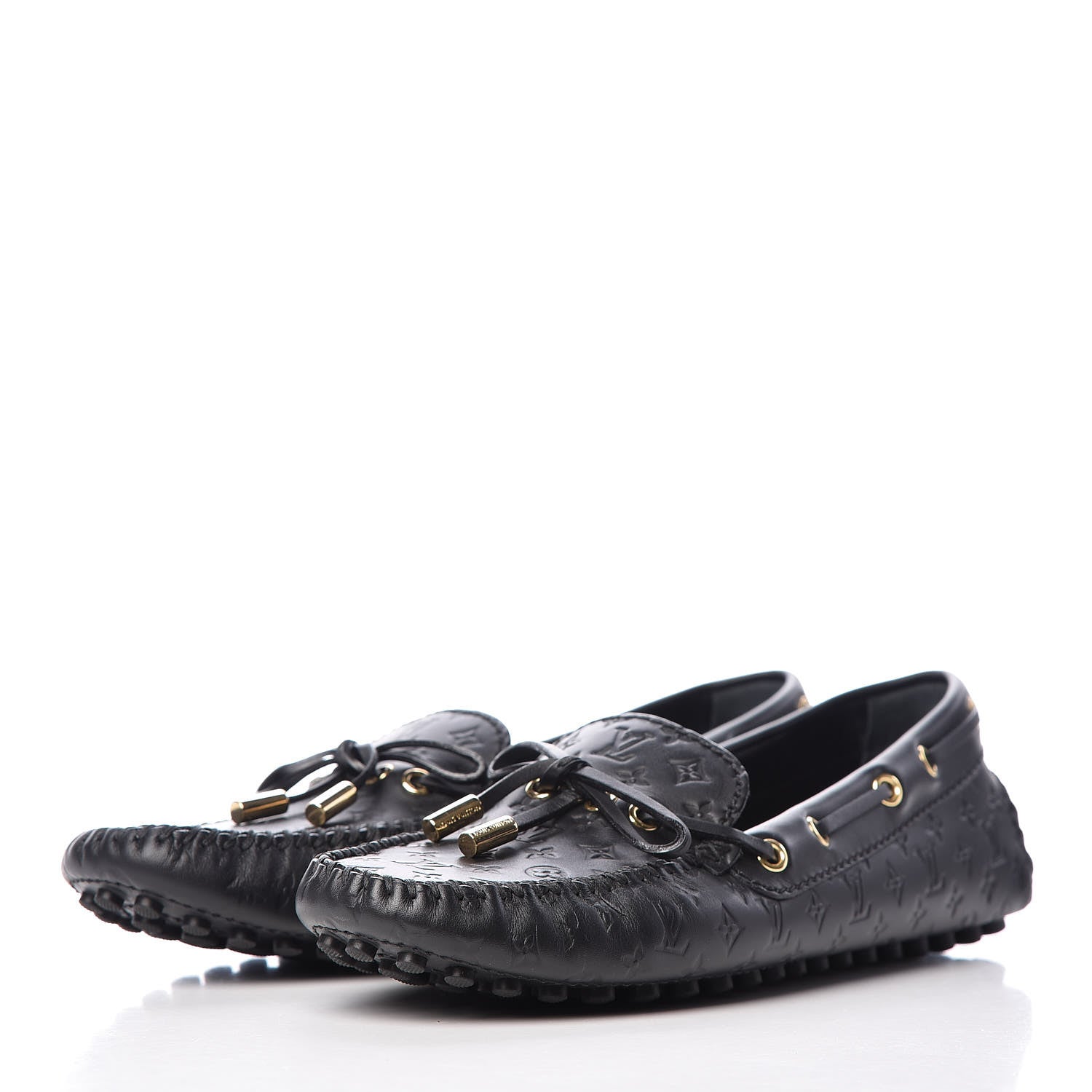 Louis Vuitton Empreinte Gloria Loafers 37 Black 3 of 7