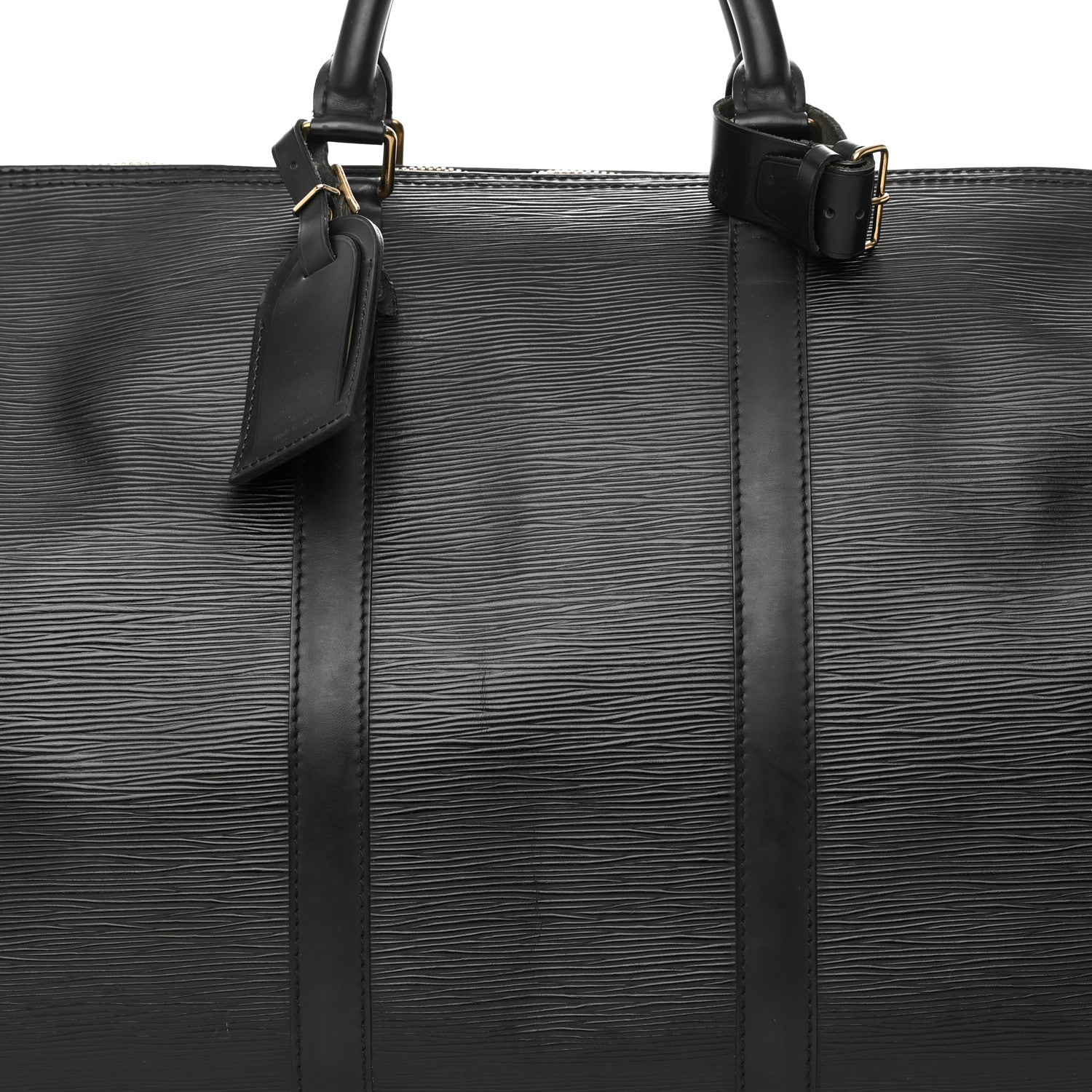 Louis Vuitton Epi Keepall 50 Black 7 of 16