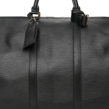 Louis Vuitton Epi Keepall 50 Black 7 of 16