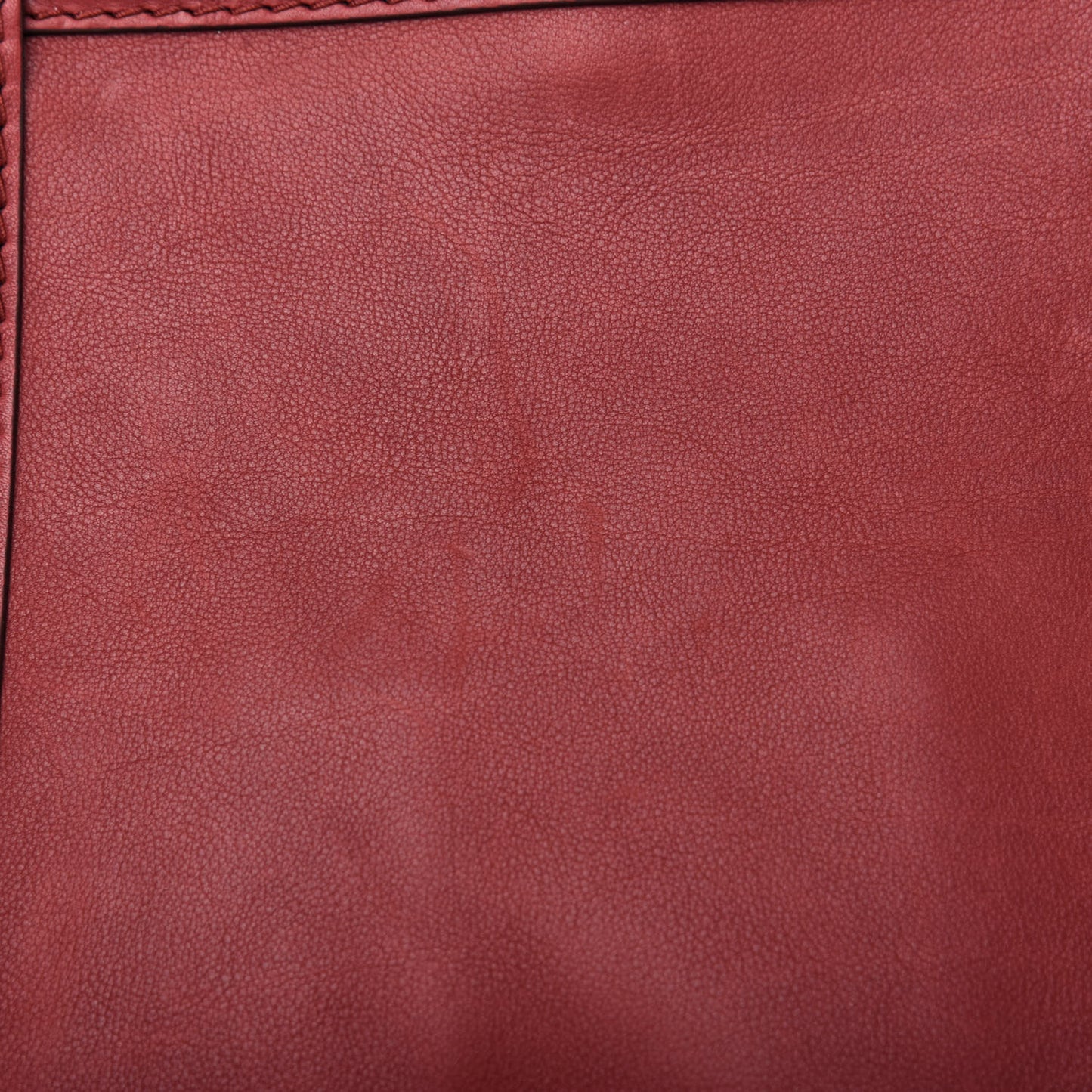 Calfskin Shoulder Bag Dark Red