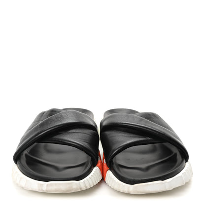 Hermes Nappa Womens Infra Sandals 39 Black 3 of 8