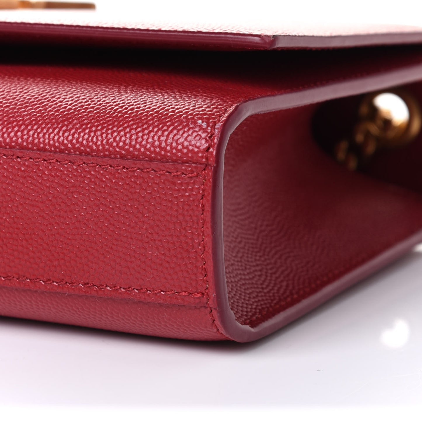 Grain De Poudre Small Deconstructed Monogram Kate Satchel Red