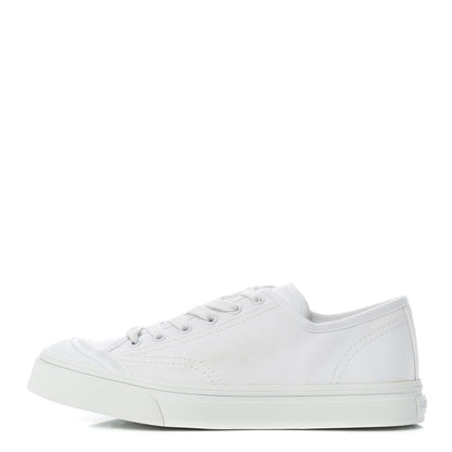 Chanel Fabric Low Top Sneakers 39.5 White 1 of 13