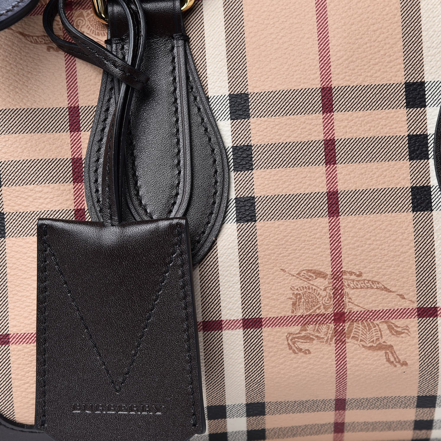 Burberry Haymarket Check Small Gladstone Chocolate 4 of 9