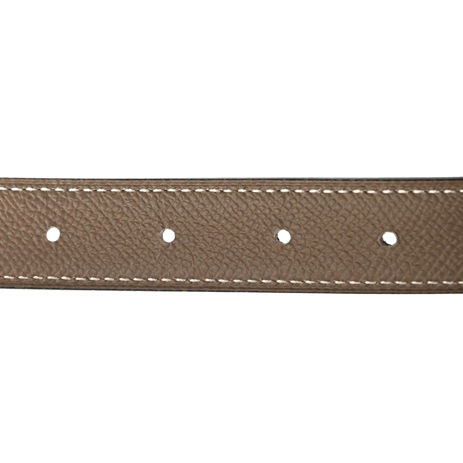 Hermes Swift Epsom 24mm Belt Strap 80 Black Etoupe 4 of 5