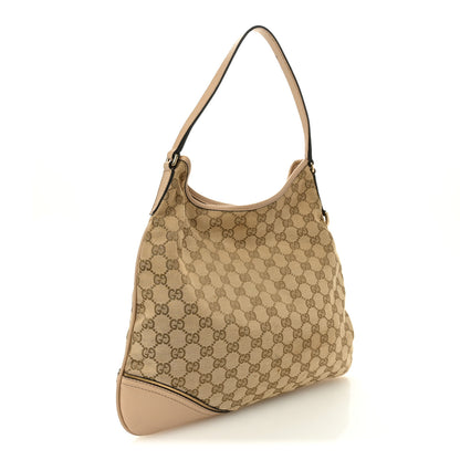 Gucci Monogram Medium New Britt Hobo Beige 3 of 11