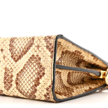 Gucci Raffia Elaphe GG Small Ophidia Chain Shoulder Bag Natural Cream Brown 11 of 11