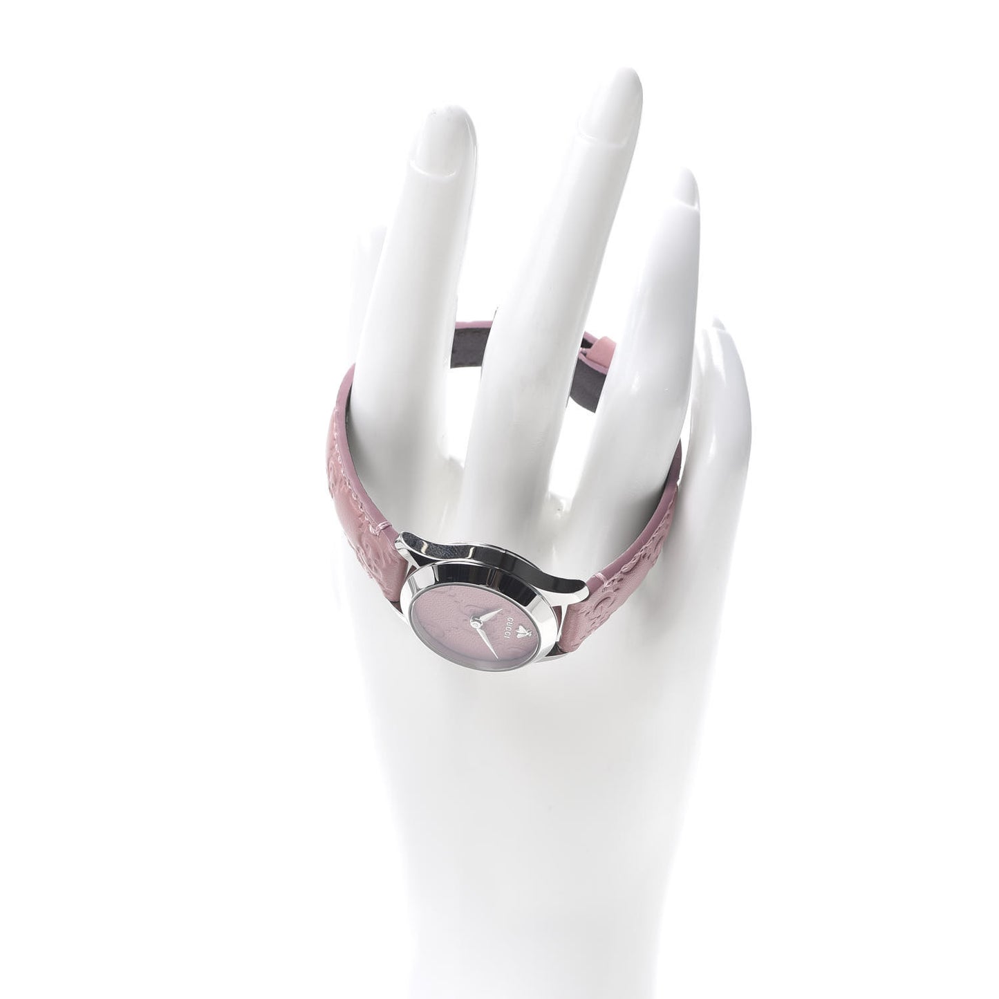 Stainless Steel Calfskin 27mm G-Timeless Quartz Watch Pink