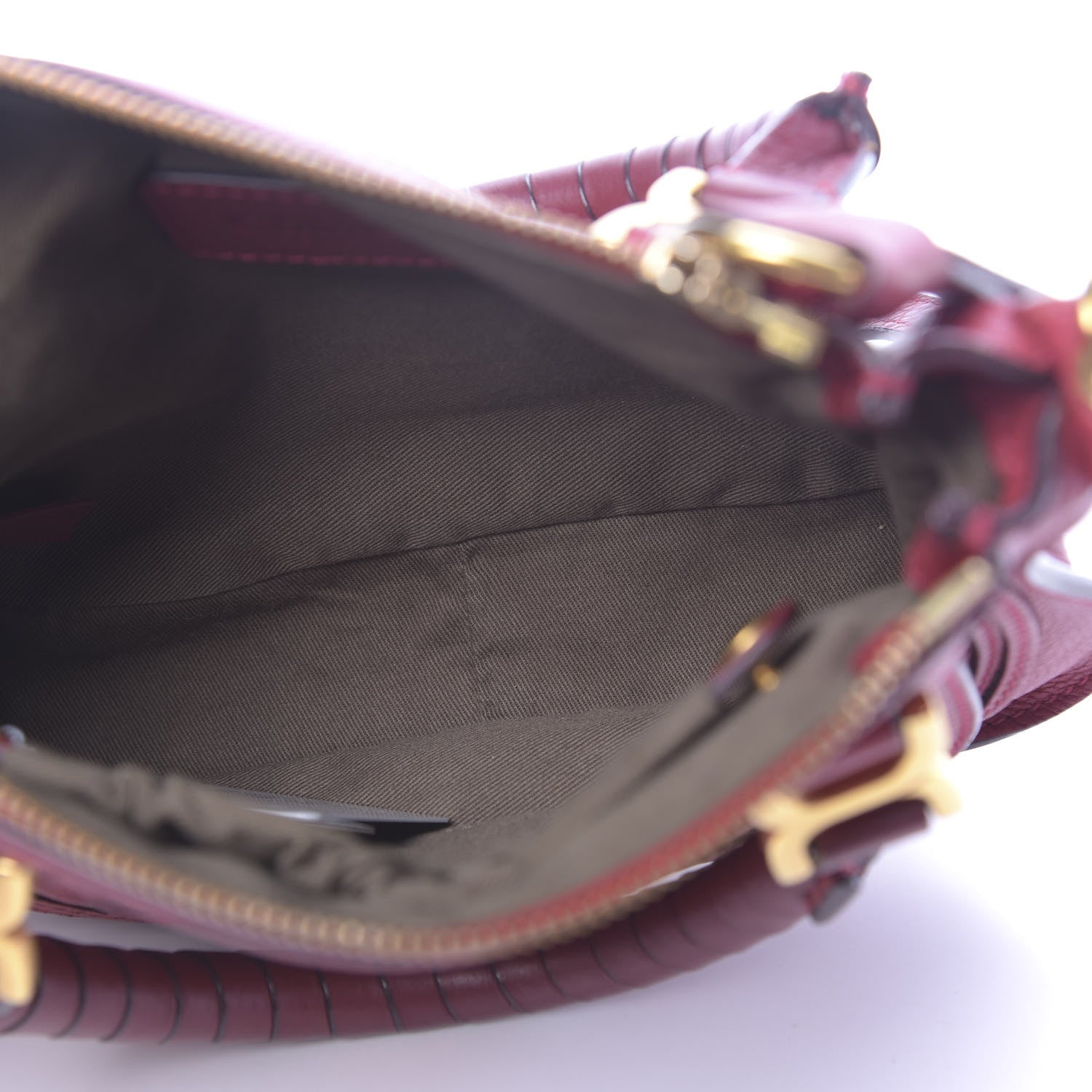 Chloe Calfskin Baby Marcie Satchel Peony Red 6 of 10