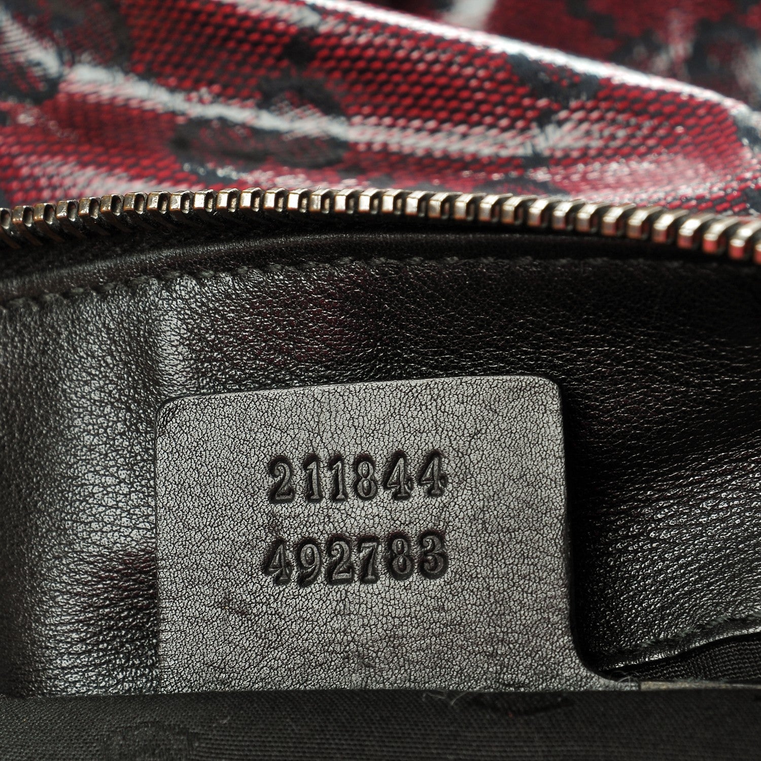 Gucci Crystal Monogram Medium Hysteria Hobo Light Cherry Black 7 of 7
