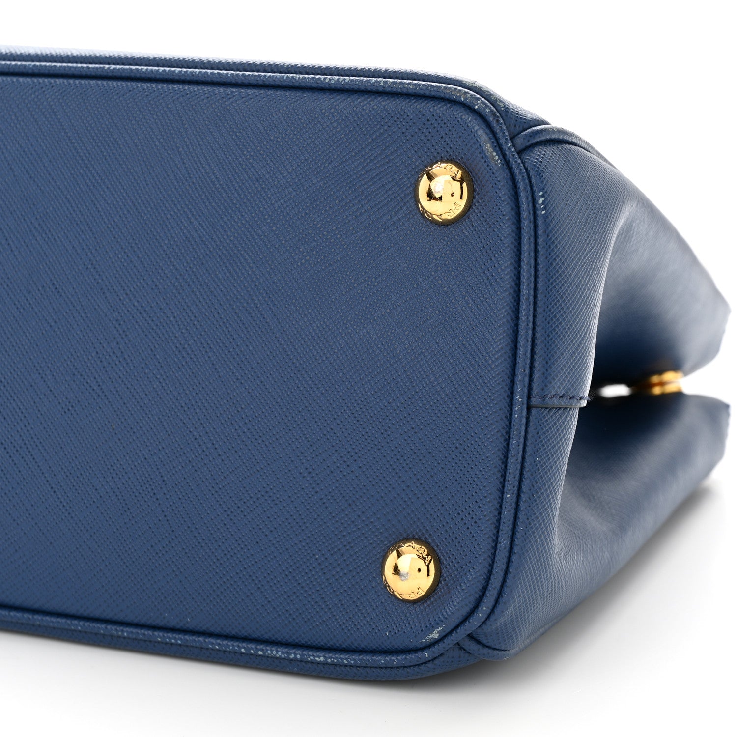 Prada Saffiano Lux Small Galleria Double Zip Tote Bluette 9 of 14