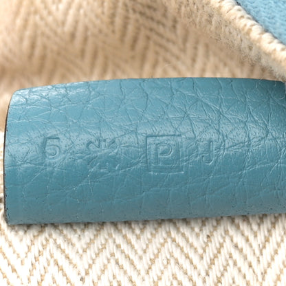 Hermes Taurillon Clemence Victoria II 35 Blue Jean 7 of 14